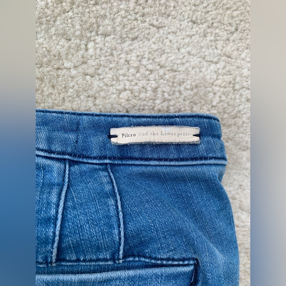 Pilcro and the Letterpress by Anthropologie Size 28 High Rise Denim Leggings - Picture 8 of 11